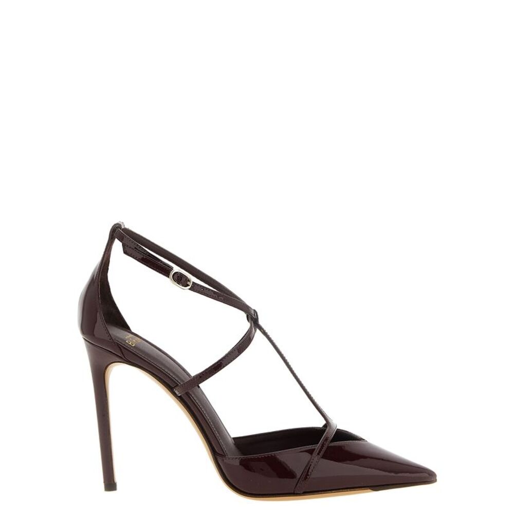 Alexandre Birman Bordeaux Calfskin High Heel Women's Pumps